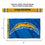 WinCraft Los Angeles Chargers Printed Header 3x5 Foot Banner Flag