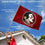 College Flags & Banners Co. Florida State Seminoles New Logo Flag with Pole and Bracket Kit