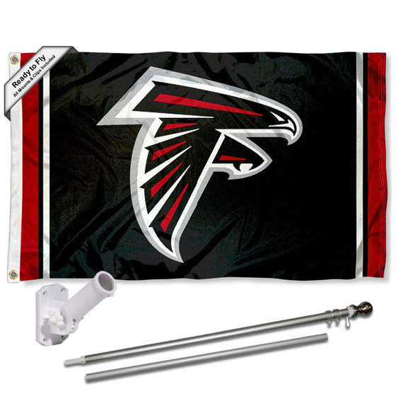 WinCraft Atlanta Falcons Flag Pole and Bracket Kit