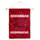 College Flags & Banners Co. Arkansas Razorbacks Banner for Windows Doors and Walls