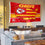 Kansas City Chiefs Nation Banner and Tapestry Wall Tack Pads