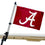 Alabama Crimson Tide Golf Cart Flag Pole and Holder Mounting Bracket