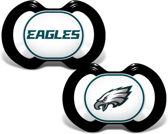 Philadelphia Eagles Orthodontic 2 Pack Pacifier - 757 Sports Collectibles