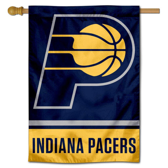 WinCraft Indiana Pacers Double Sided House Banner Flag