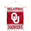 College Flags & Banners Co. Oklahoma Sooners Window Wall Banner Hanging Flag with Suction Cup