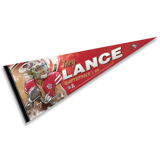 WinCraft San Francisco 49ers Lance Pennant Banner Flag