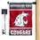 Washington State Cougars Garden Flag and Mailbox Post Pole Mount Holder Set