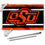 College Flags & Banners Co. Oklahoma State Cowboys OSU Stripes Flag with Pole and Bracket Holder University Set