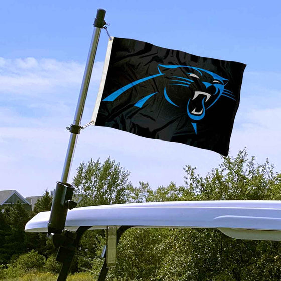 WinCraft Carolina Panthers Boat and Golf Cart Flag