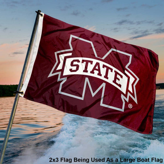 College Flags & Banners Co. Mississippi State Bulldogs 2x3 Foot Flag