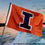 College Flags & Banners Co. Illinois Fighting Illini Small 2x3 Foot Flag