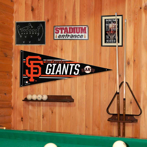 San Francisco Giants Pennant Banner and Wall Tack Pads