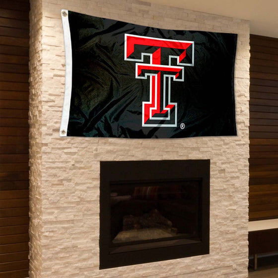 College Flags & Banners Co. Texas Tech Red Raiders Small 2'x3' Flag and USA 3x5 Flag Set