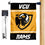 Virginia Commonwealth Rams Garden Flag and Mailbox Post Pole Mount Holder Set