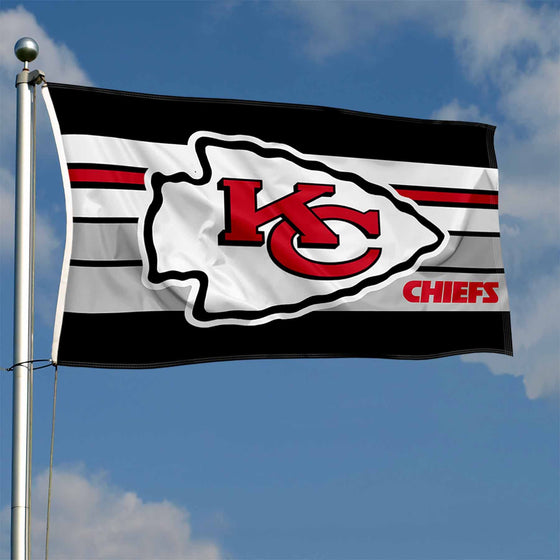 WinCraft Kansas City Chiefs Retro Stripes Large 3x5 Flag