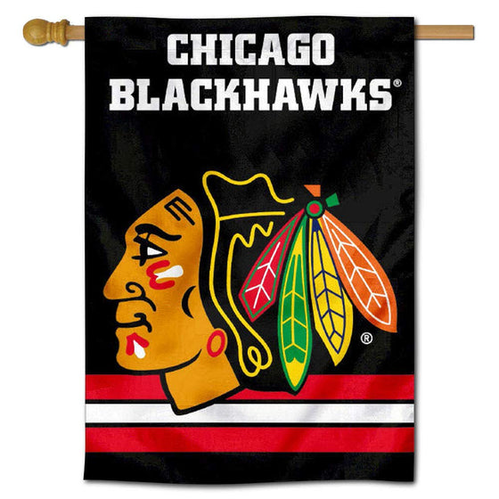 WinCraft Chicago Blackhawks Two Sided House Flag