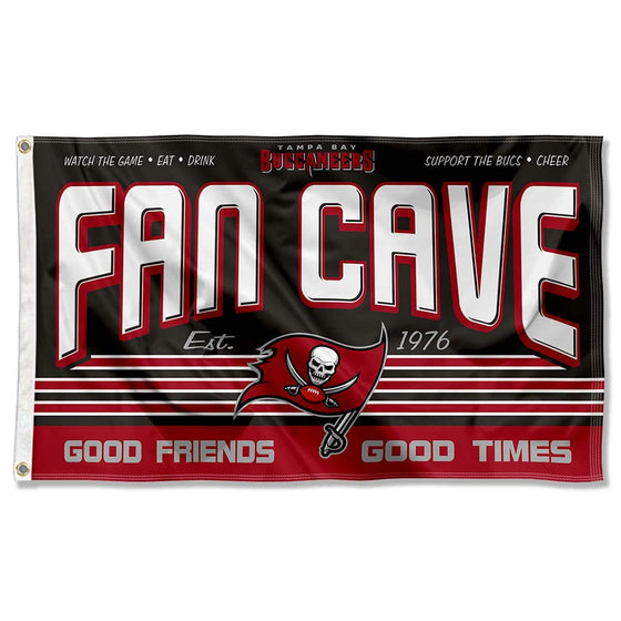 WinCraft Tampa Bay Buccaneers Fan Man Cave Banner Flag