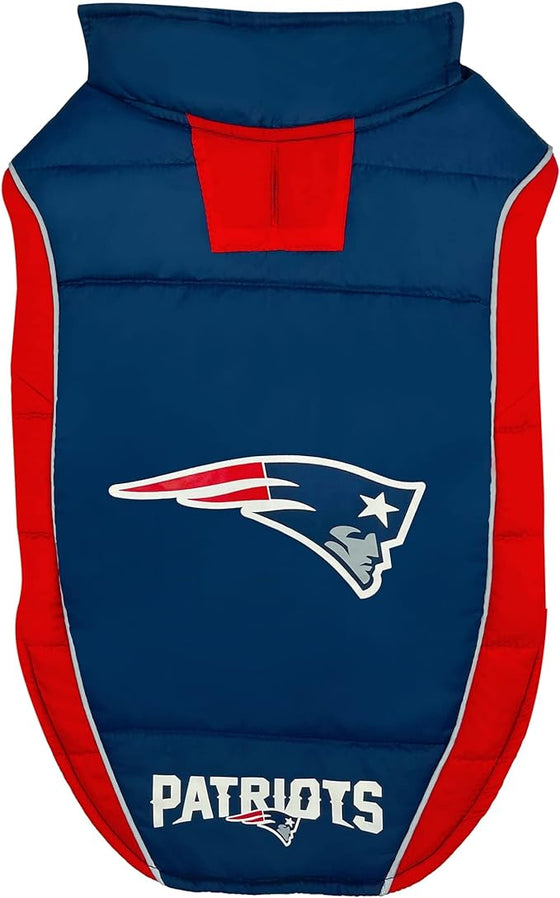 New England Patriots Puffer Vest Pets First