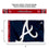 WinCraft Atlanta Braves Printed Header Flag 3x5 Banner