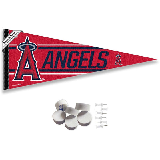 Los Angeles Angels Pennant Banner and Wall Tack Pads