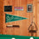 College Flags & Banners Co. South Florida Bulls Pennant Flag and Wall Tack Mount Pads