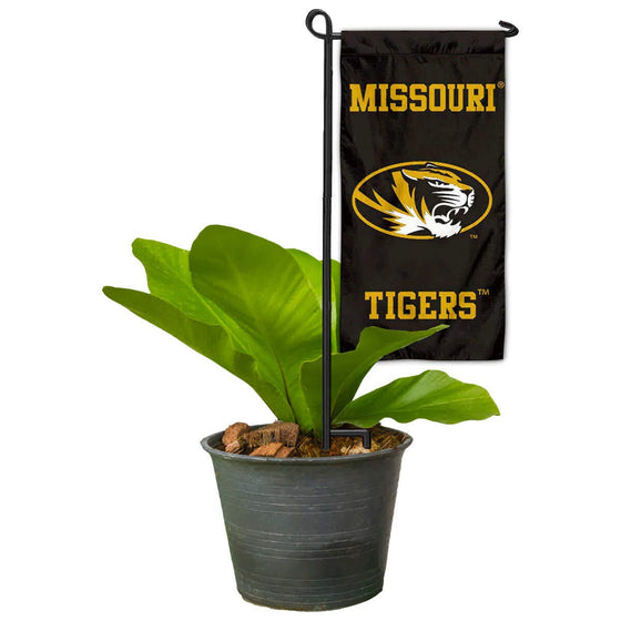 College Flags & Banners Co. Missouri Tigers Mini Garden and Flower Pot Flag Topper