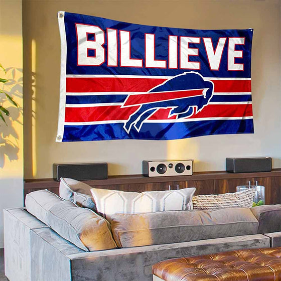 Buffalo Bills Billieve Banner and Tapestry Wall Tack Pads