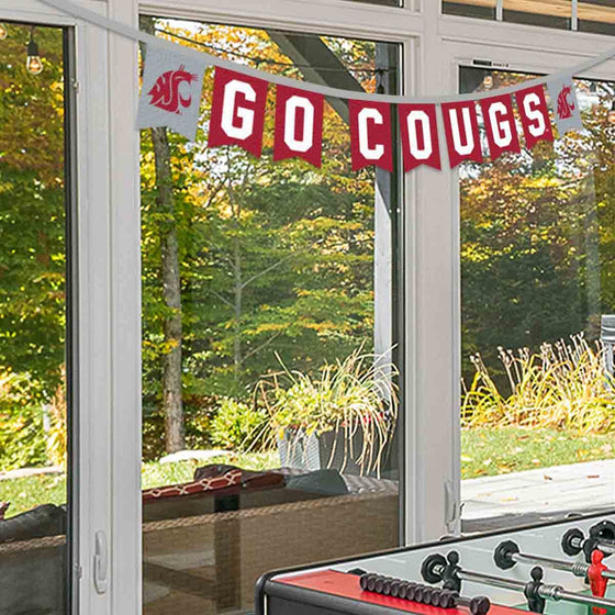 Washington State Cougars Banner String Pennant Flags