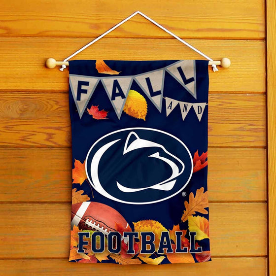 College Flags & Banners Co. Penn State Nittany Lions Fall Leaves Football Season Garden Yard Flag