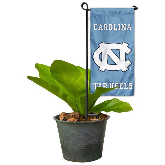 College Flags & Banners Co. North Carolina Tar Heels Mini Garden and Flower Pot Flag Topper