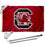 College Flags & Banners Co. South Carolina Gamecocks Flag with Pole and Bracket Complete Set