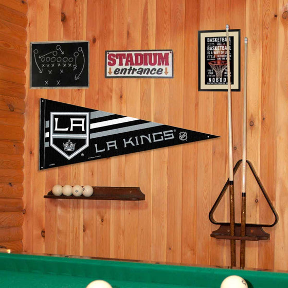 Los Angeles Kings Pennant Flag and Wall Tack Pads Mounts