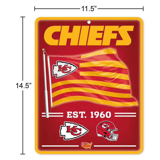 WinCraft Kansas City Chiefs Americana Banner Flag Sign