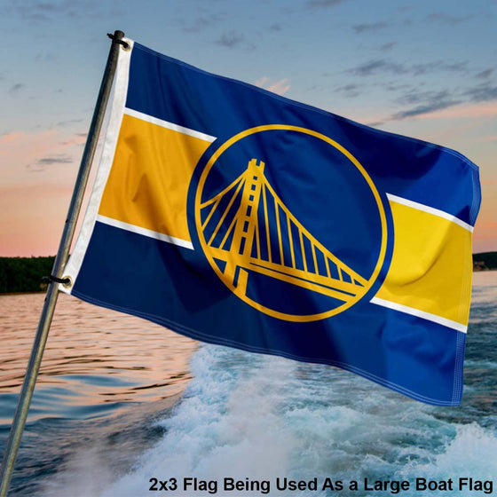 WinCraft Golden State Warriors Small 2x3 Foot Banner Flag