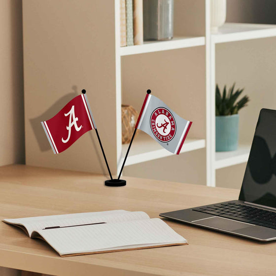 WinCraft Alabama Crimson Tide Desk and Table Top Flags