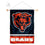 Chicago Bears Bear Head Banner Window Wall Hanging Flag with Suction Cup