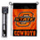 College Flags & Banners Co. Oklahoma State Cowboys Garden and USA Flag Stand Pole Holder Set