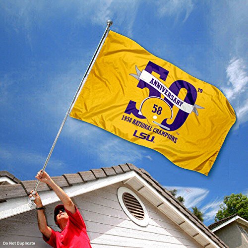 LSU Tigers Large 1958 Anniversary 3x5 College Flag