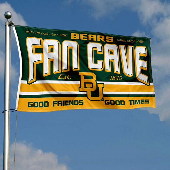 Baylor Bears Fan Man Cave Banner Flag