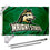 College Flags & Banners Co. WSU Raiders New Logo Flag and Pole Bracket Mount Bundle