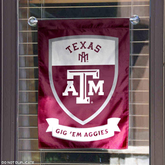 College Flags & Banners Co. Texas A&M Aggies Shield Garden Flag