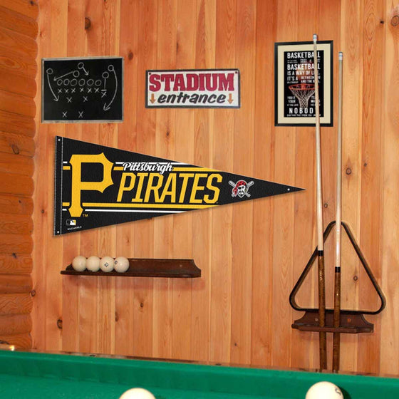 Pittsburgh Pirates Pennant Banner and Wall Tack Pads