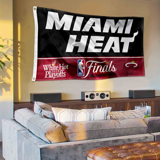 WinCraft Miami Heat 2023 Finals Bound Banner Flag