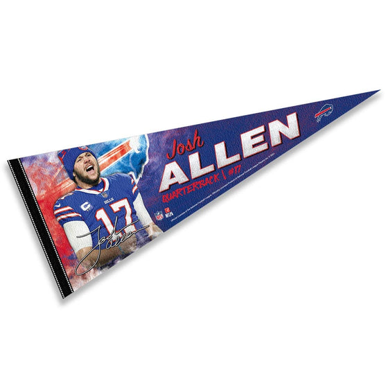 WinCraft Buffalo Bills Allen Pennant Banner Flag