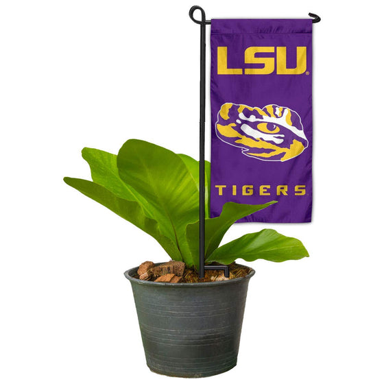 College Flags & Banners Co. Louisiana State LSU Tigers Mini Garden and Flower Pot Flag Topper