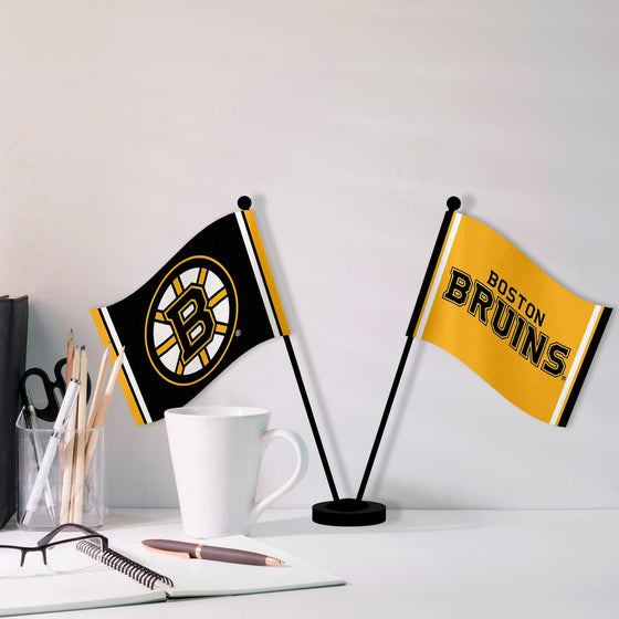 WinCraft Boston Bruins Desk and Table Top Flags