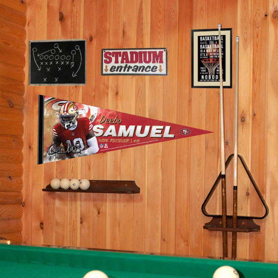 WinCraft San Francisco 49ers Samuel Pennant Banner Flag