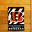 Cincinnati Bengals White Stripes Garden Flag Double Sided Banner