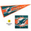 WinCraft Miami Dolphins Embroidered and Sewn Pennant