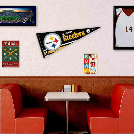 WinCraft Pittsburgh Steelers Pennant Banner Flag